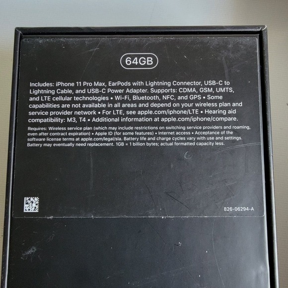 OEM RETAIL EMPTY BOX ONLY iPhone 11 PRO Max, SE, MacBook Pro 13, 2 IPad Gen 6 - Picture 3 of 10